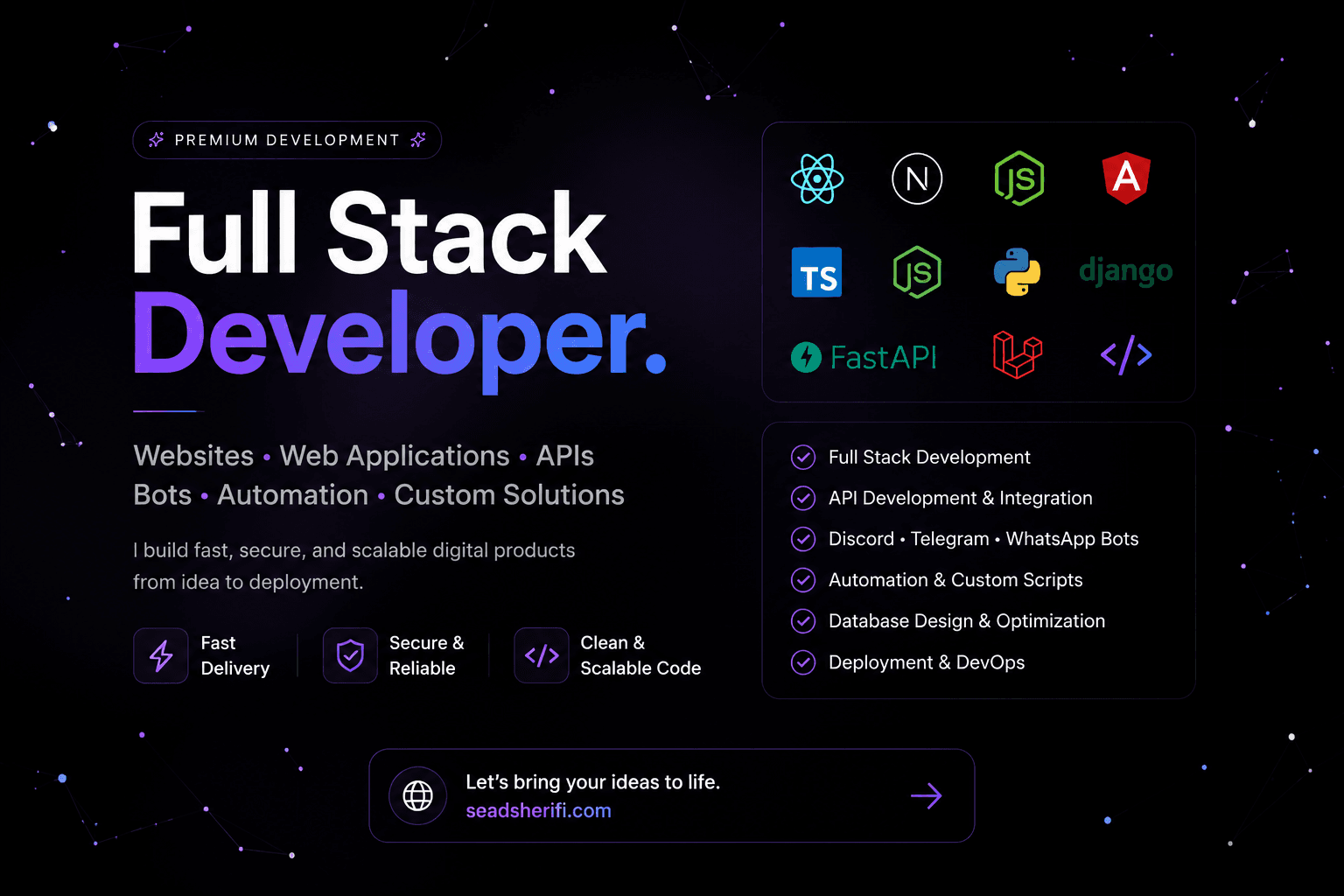 Full Stack Web Development & Custom Software Solutions