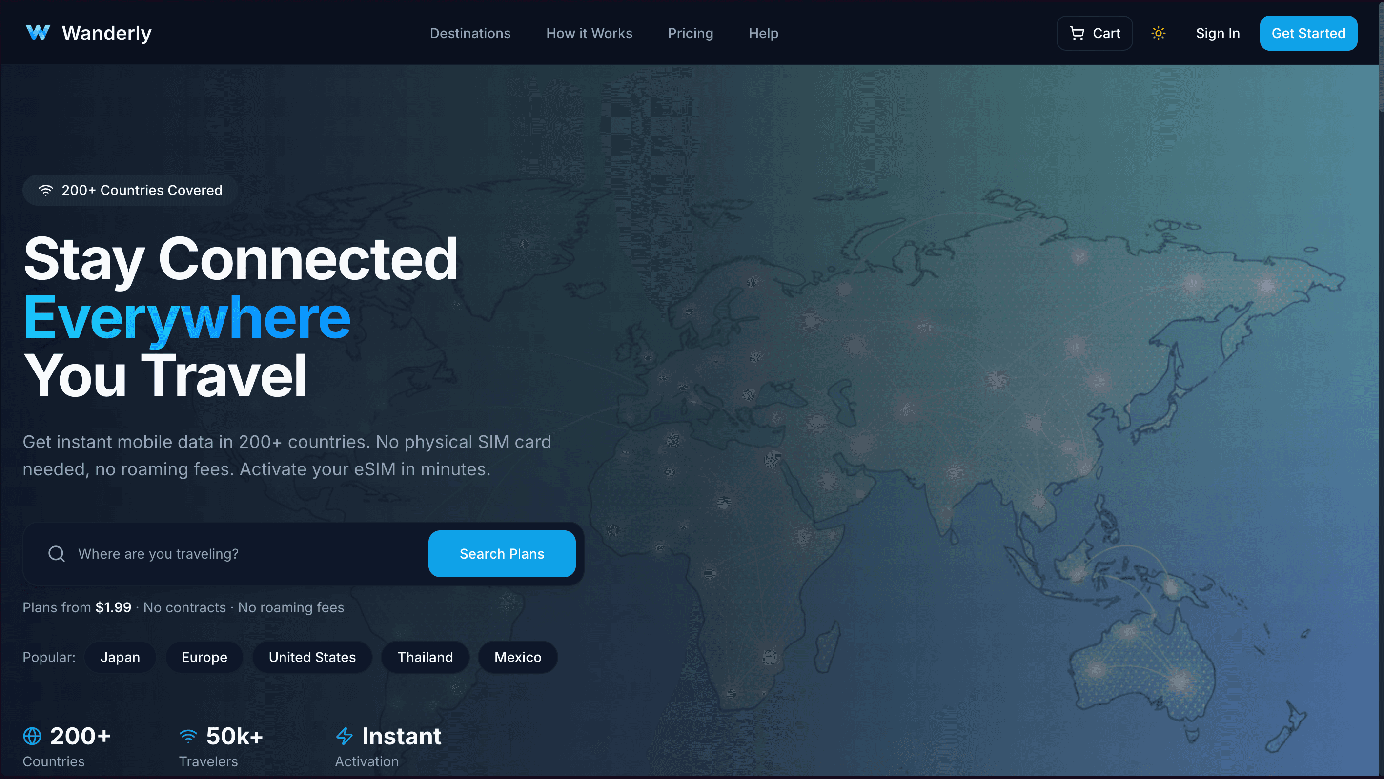 Wanderly | eSIM Service