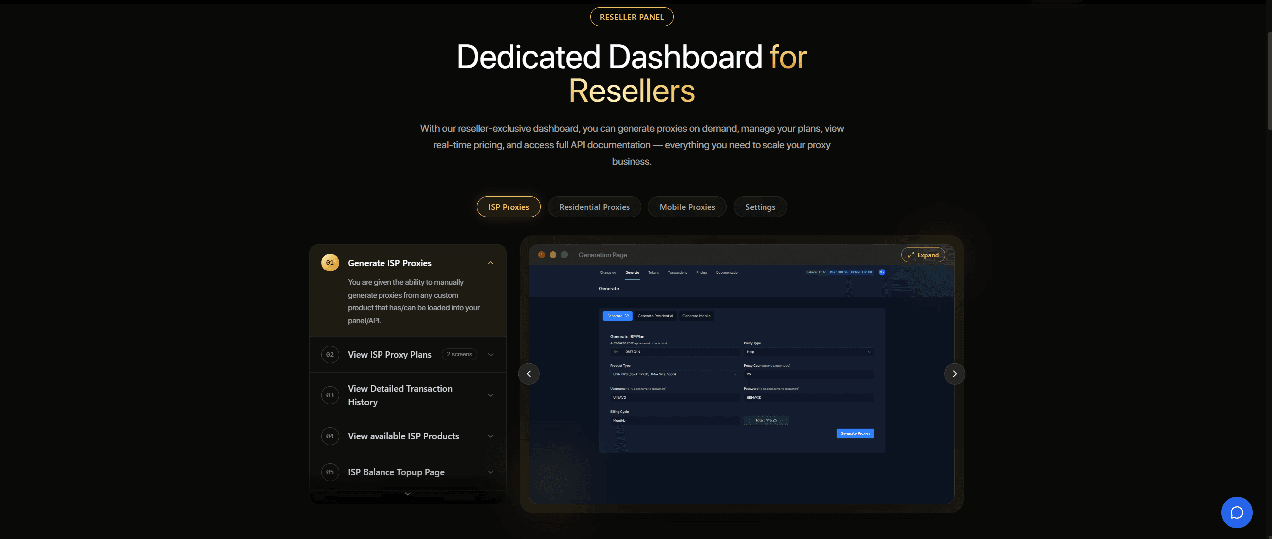 Rich Proxies Reseller Platform